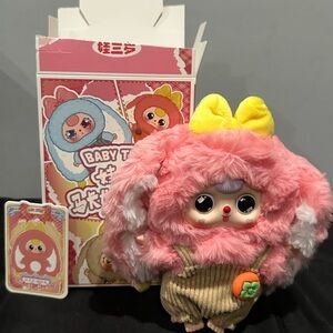 Baby Three BB3 Macaron Cute Bunny V2 - Pink overalls bunny